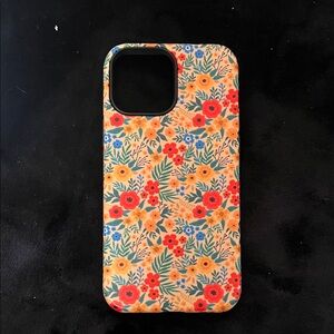 Floral Pattern iPhone 13 Pro Max Case - Multicolor